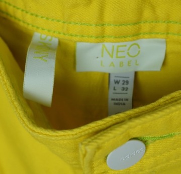 Spodnie Adidas Neo Label żółte W29L32
