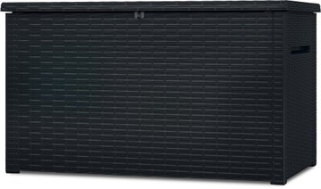 SKRZYNIA KETER RATTAN OGRODOWA DUŻA 850L KUFER BOX