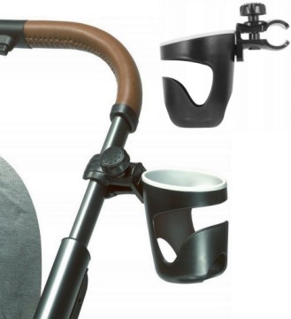 Uchwyt na kubek butelkę do wózka