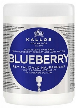 НАБОР ДЛЯ ВОЛОС KALLOS BLUEBERRY МАСКА + ШАМПУНЬ ЧЕРНИЧНАЯ 2x1000мл