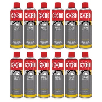 CX80 ODTŁUSZCZACZ ZMYWACZ DO HAMULCÓW 12x 600ml