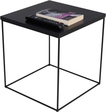 Промышленный кофейный металлический квадратный стол в стиле лофт