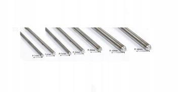 PRĘT NIERDZEWNY KWASOODPORNY FI 8 MM 50 CM INOX OKRĄGŁY GŁADKI POLEROWANY
