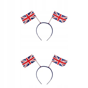 Opaska na bal Union Jack Party Supplies 2 sztuki