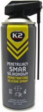 K2 smar silikonowy 400ml spray - aplikator