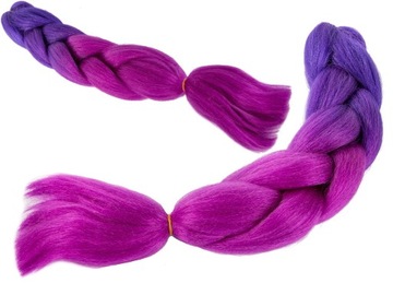 Синтетические волосы для омбре красочные косички