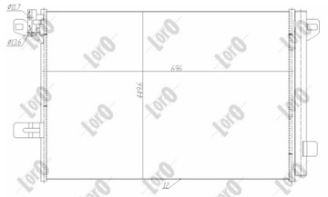 CHLADIČ KLIMATIZACE VW T6 2015 - 2.0 TDI TSI