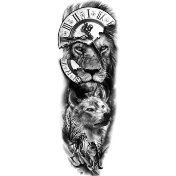 МОЮЩАЯСЯ ТАТУ ВРЕМЕННАЯ ВОДЯНАЯ РУКАВА ЛЕВ НАБОР ИЗ 3 САМЫХ МОДНЫХ ДИЗАЙНОВ