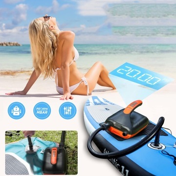 ЭЛЕКТРИЧЕСКИЙ НАСОС 20 PSI, 12 В, 110 Вт, ПОДХОДИТ ДЛЯ ПОНТОНОВ