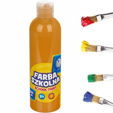 Astra FARBA PLAKATOWA 250 ml brązowa jasna