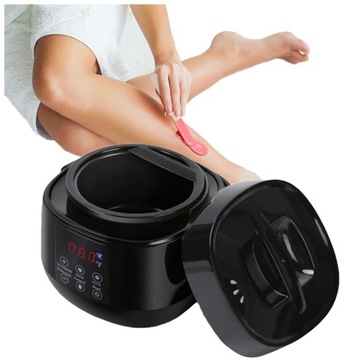 Podgrzewacz do wosku depilacja 100W 500ml Czarny