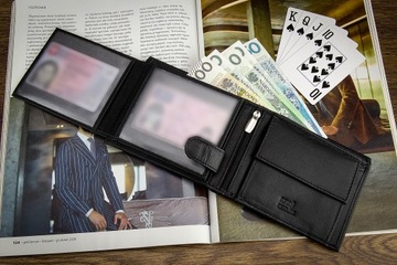 МУЖСКОЙ КОШЕЛЕК GRACIO, кожаный, с RFID