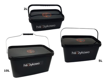 Zestaw wiader haczykowo 2L + 5L + 10L