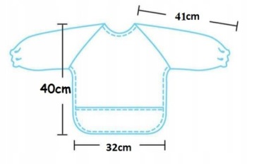 ФАРТУК-нагрудник с РУКАВАМИ Клеёнка EVA GUARD