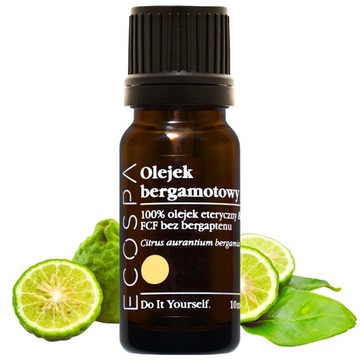 NATURALNY OLEJEK ETERYCZNY BERGAMOTKA DEPRESJA 10 ML ARMOMATOTERAPIA ECOSPA