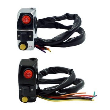 Motorcycle Handlebar Switch 22mm 7/8inch 3 Control