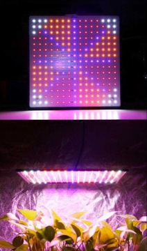 ПАНЕЛЬНАЯ ПОДВЕСНАЯ ЛАМПА ДЛЯ ВЫРАЩИВАНИЯ РАСТЕНИЙ ПОЛНЫЙ СПЕКТР 40ВТ 225 LED