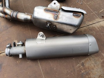 Yamaha R6 RJ27 2018 коллектор, коллекторы, глушитель