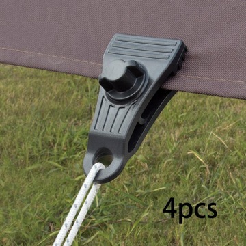 4 szt. Wytrzymałe klipsy do plandek. Wszechstronne zastosowanie Lekkie zaciski do baldachimów