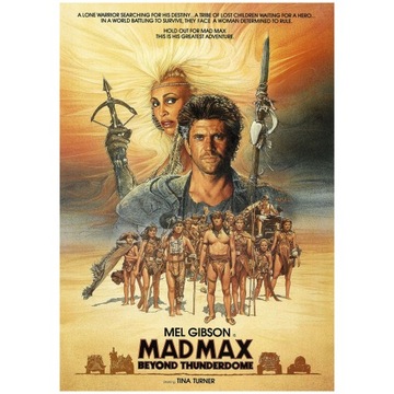 Plakat Mad Max 3 Beyond Thunderdome Pod Kopułą Gromu