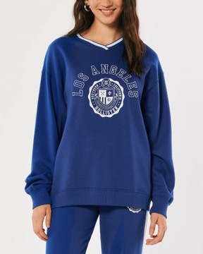 BLUZA damska HOLLISTER USA Abercrombie V-neck M