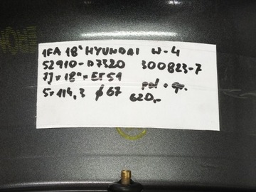 1FA 18 HYUNDAI 5X114,3 ET51 7J O67 52910-D7320