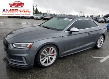 Audi A5 F5 S5 Sportback 3.0 TFSI 354KM 2018 Audi S5 Coupe Premium Plus 2018 3.0l 3.0 Benzyna 354KM