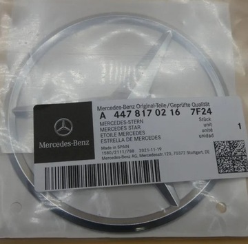 ZNAK ZNAKY HVĚZDA ZADNÍ MERCEDES W202 SEDAN