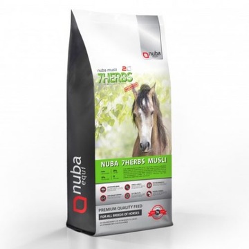 Nuba Equi 7Herbs Musli Balancer 2G 20kg bez owsa