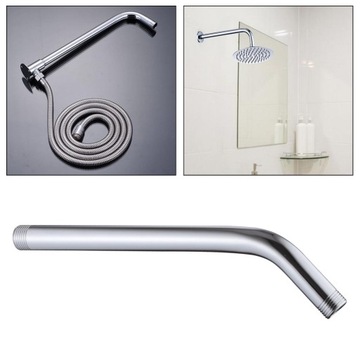 Shower Head Extension Arm Durable Accessories Easy to Install Wall Pipes