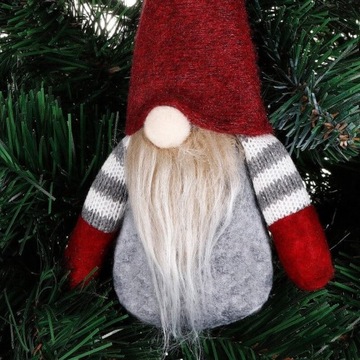 Подвеска на ёлку гном, подарок эльфа, 20 см