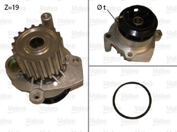 506700 VALEO ČERPADLO VODY VW/AUDI 1.9TDI