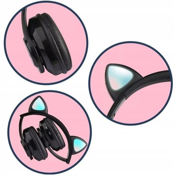 BLUETOOTH-НАУШНИКИ ДЛЯ РЕБЕНКА КОШАЧЬИ УШИ LED