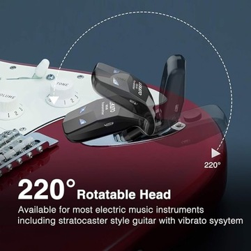 Беспроводная гитарная система 2,4 ГГц, приемник LEKATO WS80