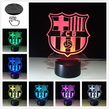 FC Barcelona 3D LED USB ночник в подарок