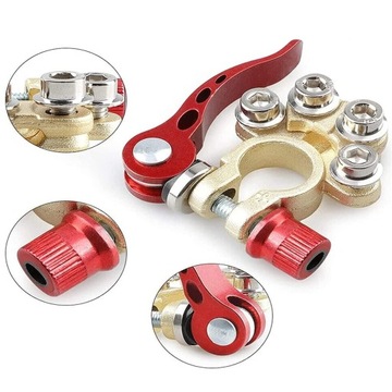 КЛЕММНЫЕ РАЗЪЕМЫ КЛЕММЫ АККУМУЛЯТОРНОЙ БАТАРЕИ ПОЛОЖИТЕЛЬНЫЙ ОТРИЦАТЕЛЬНЫЙ НАБОР ИЗ 2 ШТ.