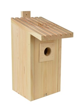 Domek BUDKA LĘGOWA DLA PTAKÓW NATURALNA KARMNIK