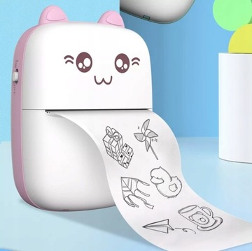 Многофункциональный термопринтер для фотоэтикеток DRUKUŚ + рулоны 11 шт.