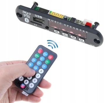 Аудио Mp3 Bluetooth SD Радио Дополнительный модуль USB-пульт дистанционного управления!