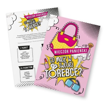 Wieczór Panieński Bride Gra Co masz w Torebce ?