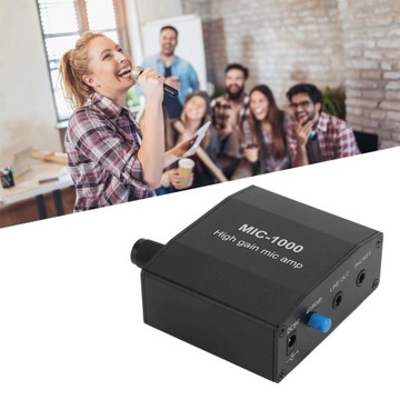 Mikrofonowy wzmacniacz audio zestaw wzmocnieniu 1000-krotny