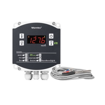 Regulator temperatury termostat sterownik ECO 230V 30/8A Warmtec NRT-ES11H