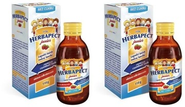 Herbapect Junior Bez Cukru Syrop Na Kaszel Suchy I Mokry 110 g