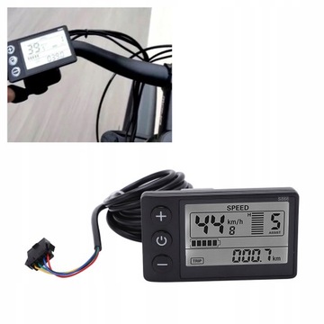 WYŚWIETLACZ S866 LCD STEROWNIK ROWER ELEKTRYCZ INTELIGENTNY 24/36/48 V