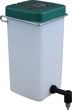 Poidło 1L biało/zielone, dla królików