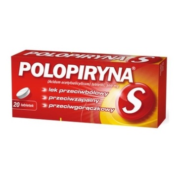 Polopiryna S 300 mg, 20 tabletek, Polpharma