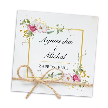 Zaproszenia ślubne na rocznicę ślubu boho w 48h!!!