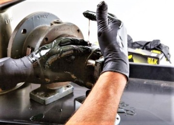 ЧЕРНЫЕ нитриловые перчатки MAMBA THICK M 100 шт.