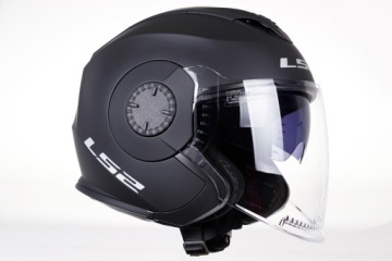 LS2 VERSO MATT BLACK OF570 ОТКРЫТЫЙ ШЛЕМ матовый