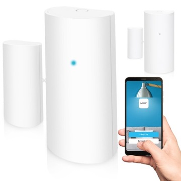 Czujnik otwarcia zamknięcia DRZWI i OKIEN Czujka Yoer SMART +Alarm +WiFi